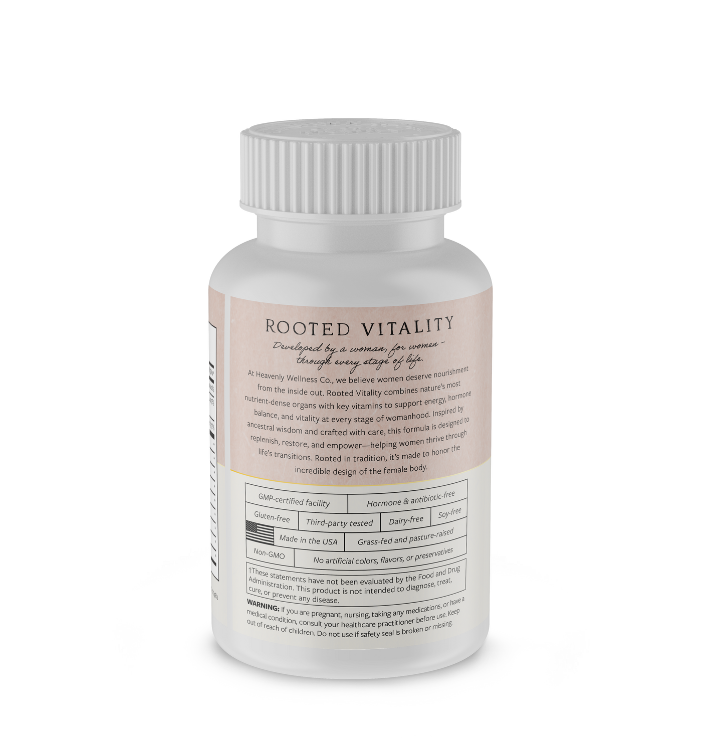 Rooted Vitality- Women's Beef Organ Supplement