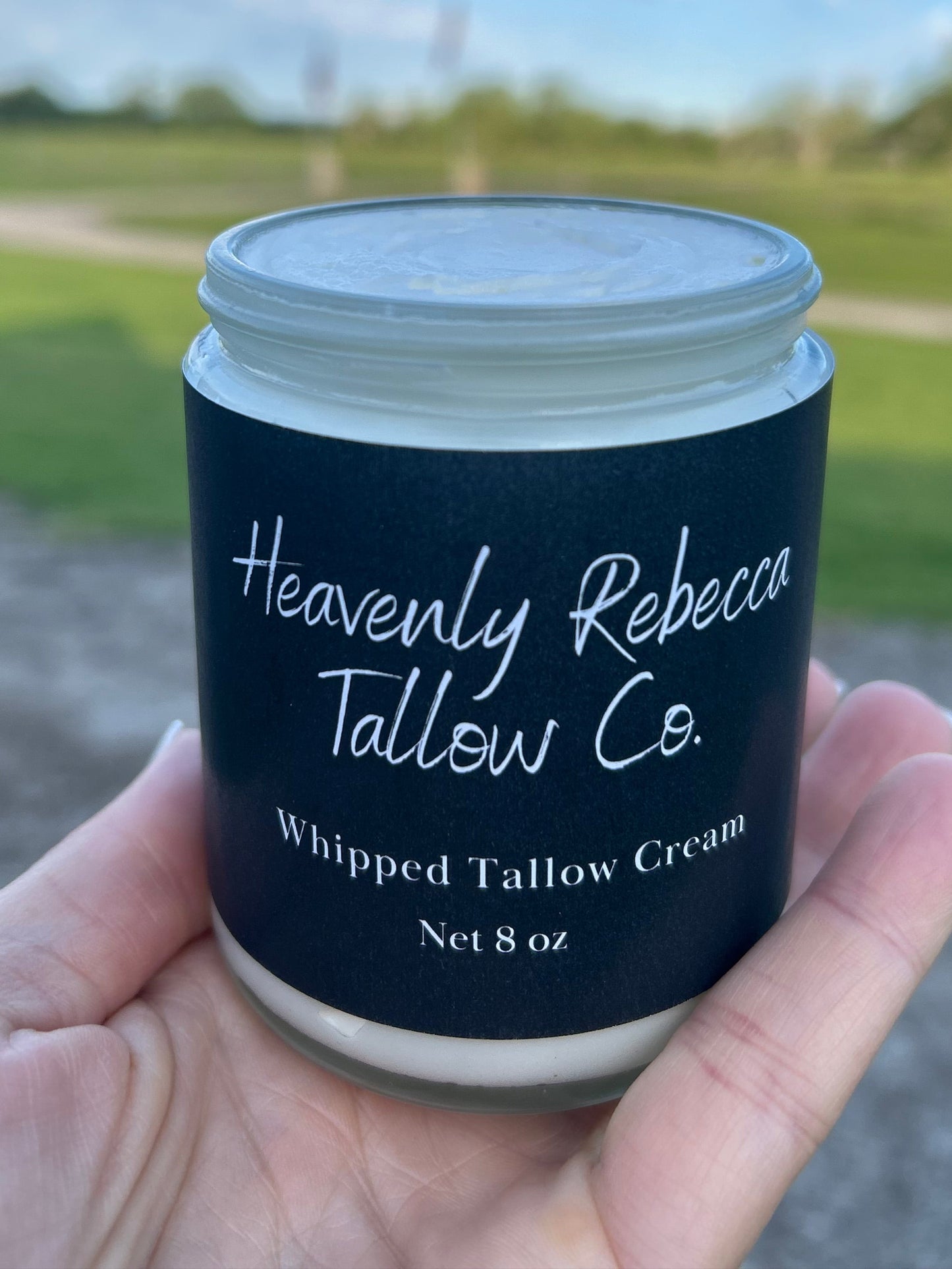 “The Big Herd”—8oz glass jar of whipped tallow