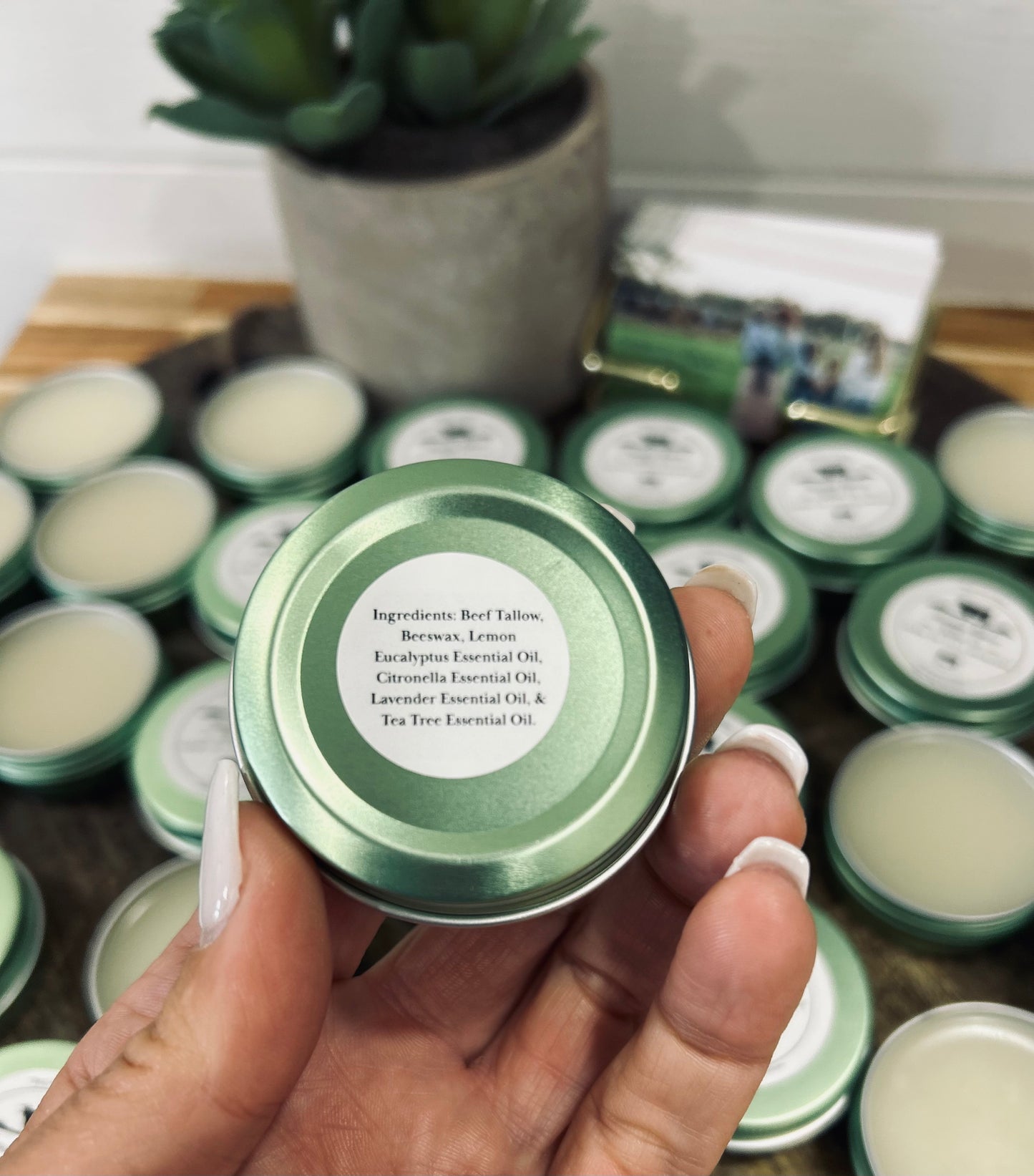 1oz “BugGuard Balm” Tallow Bug Repellent
