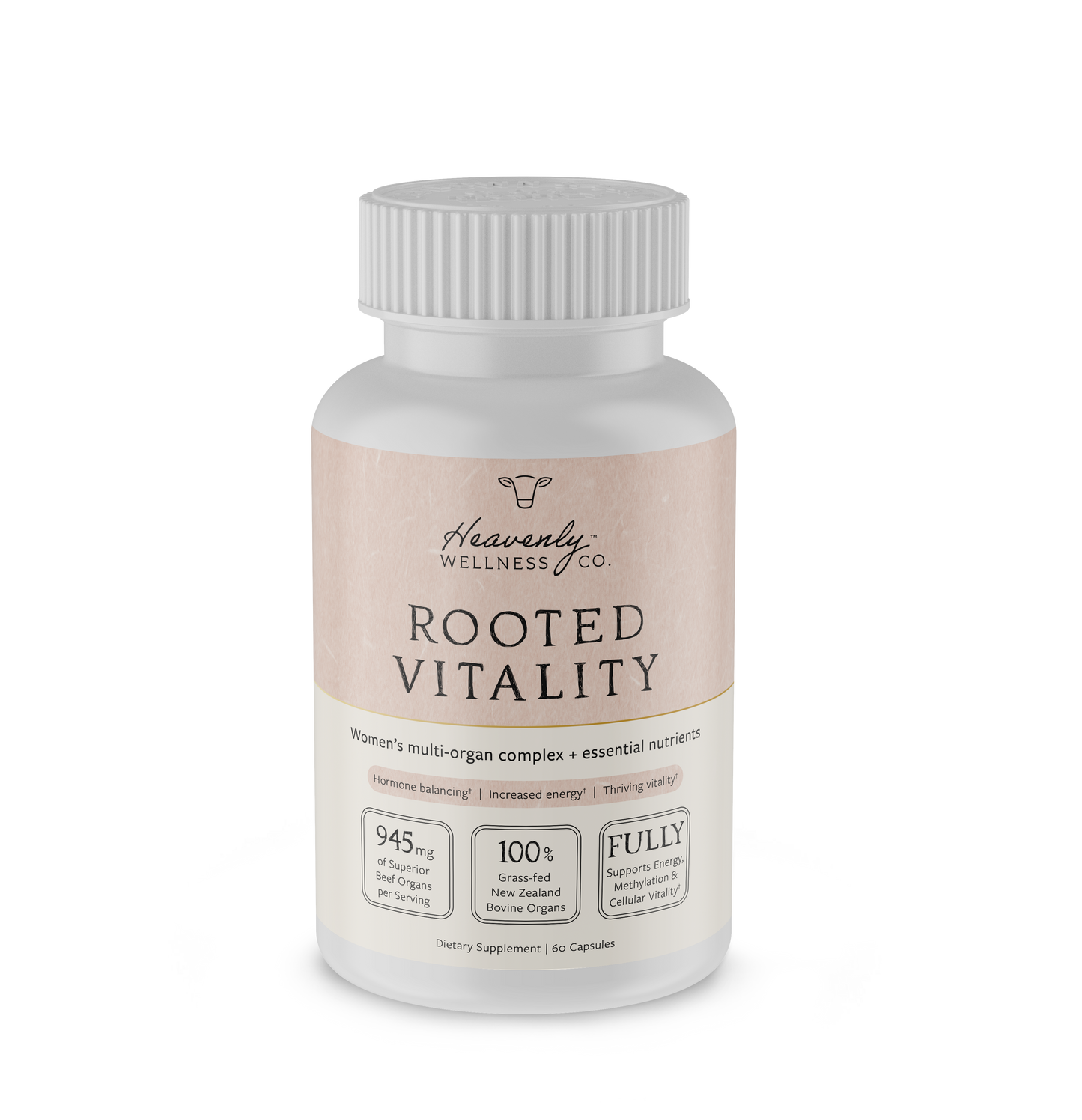 Rooted Vitality- Women's Beef Organ Supplement